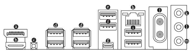Priključki na zadnji plo&scaron;či
