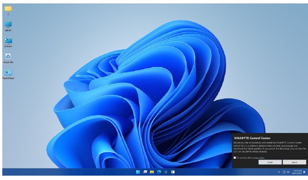 Namestitev gonilnikov - 1. korak