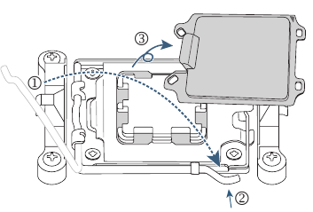 Namestitev CPU-ja - 3. korak