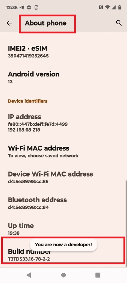 How to Enable or Disable Developer Options on Motorola Moto G54 5G ...