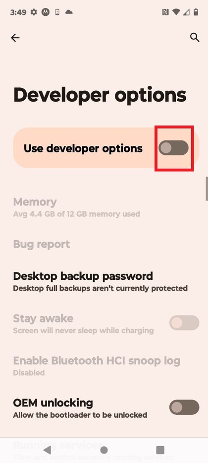 How to Enable or Disable Developer Options on Motorola Moto G54 5G ...