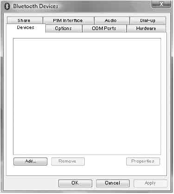 Włączanie komunikacji z komputerem - Okno 2
