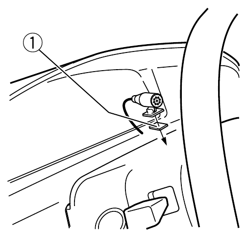 Untuk memasang di kolom kemudi - Langkah 2