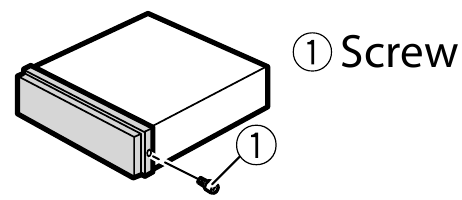 Untuk mengamankan panel depan