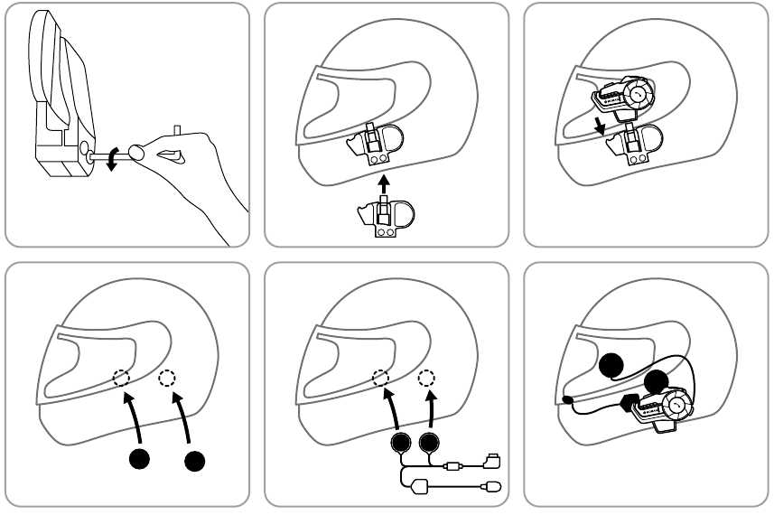 Methode 1: Installation mit R&uuml;ckenclip