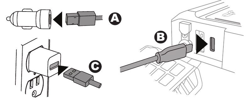 Opladning/genopladning af Jump-Starter 