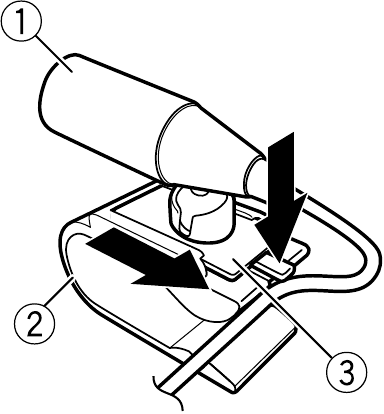 Installer le microphone sur la colonne de direction - &Eacute;tape 1