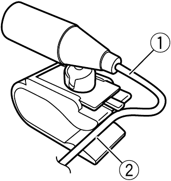 Installer le microphone sur le pare-soleil - &Eacute;tape 1