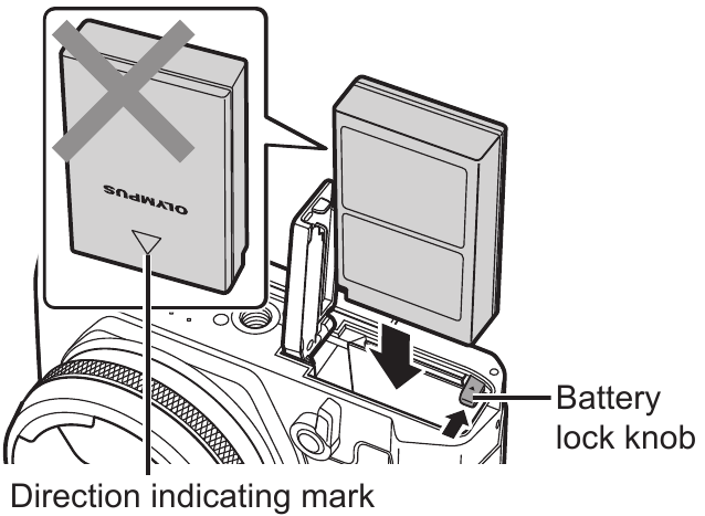 Установка и извлечение аккумулятора и карты памяти - Шаг 2
