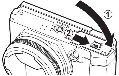 Установка и извлечение аккумулятора и карты памяти - Шаг 4