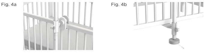 Installatie van wiegbevestiging - Stap 3