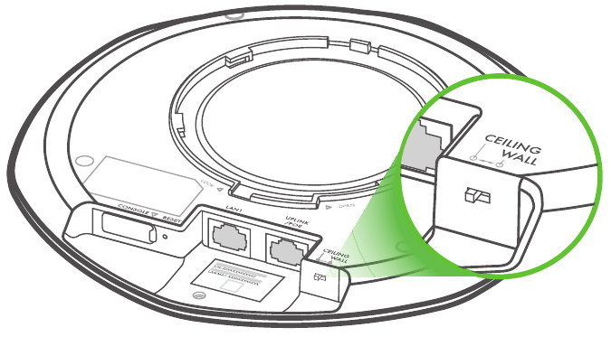 Montagem na Parede / Teto - Passo 1