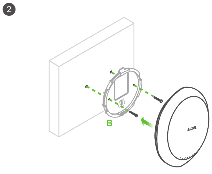 Montagem na Parede / Teto - Passo 4