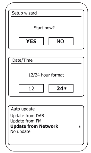 Klok- en tijdinstellingen selecteren
