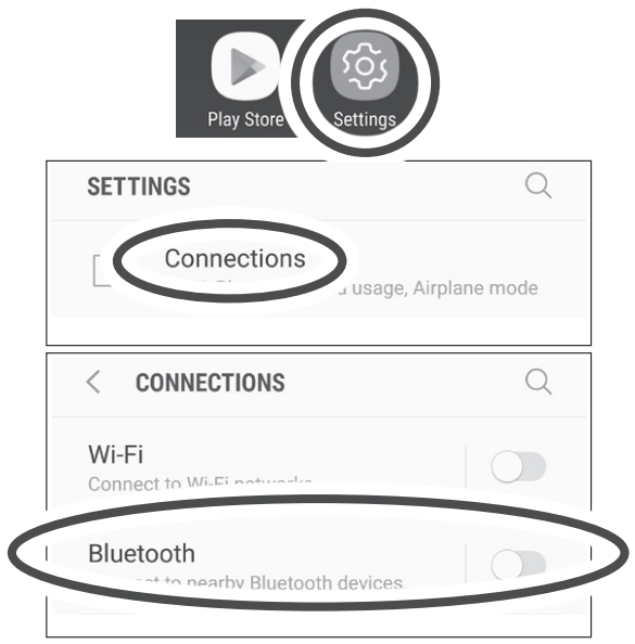 Android - Nd&euml;rfaqja Bluetooth - Hapi 1