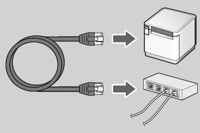 iOS - Wired LAN interface - Image of connection