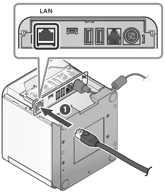 Windows - Wired LAN interface - Step 1