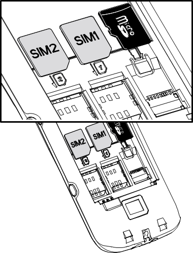 Вставьте SIM-карту