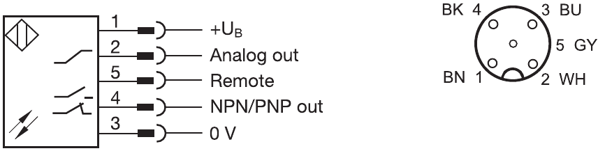  Wiring diagram, pin configuration