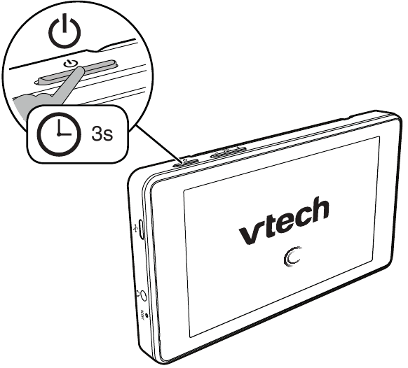 Ota-ona bloki to'liq zaryadlanganidan so'ng, yoqish uchun ushbu tugmani bosib turing