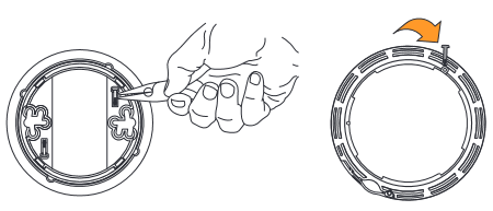 POUR VERROUILLER LE SUPPORT DE MONTAGE