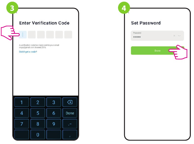 ZAREJESTRUJ NOWE KONTO - Kroki 3,4