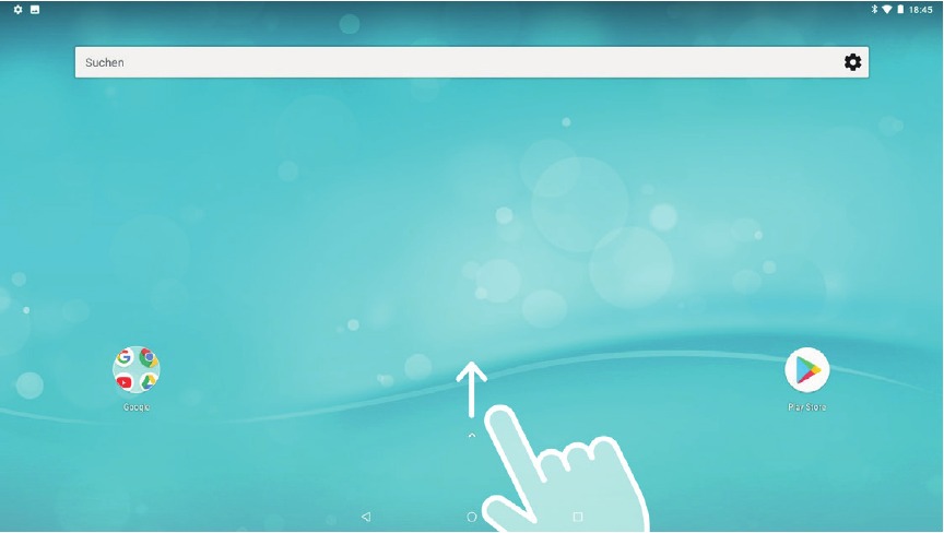 El men&uacute; de aplicaciones