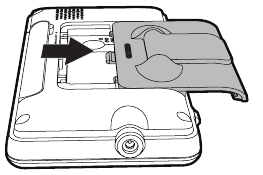 Instalar la bater&iacute;a de la unidad para padres - Paso 1