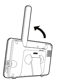 Levantar la antena - Vista trasera
