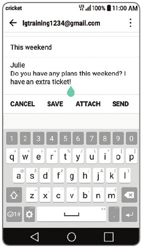 Barua pepe - Kutuma ujumbe wa barua pepe