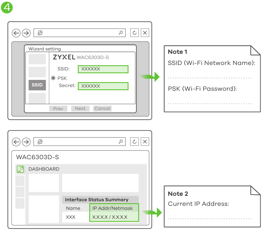 Začetna konfiguracija - 3. korak