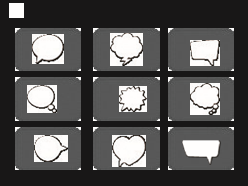 Izbornik stripova - Dodavanje oblačića za govor