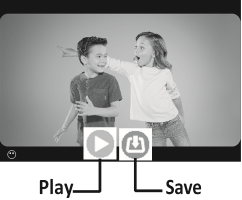 Stop Motions izbornik - Reprodukcija/Spremanje