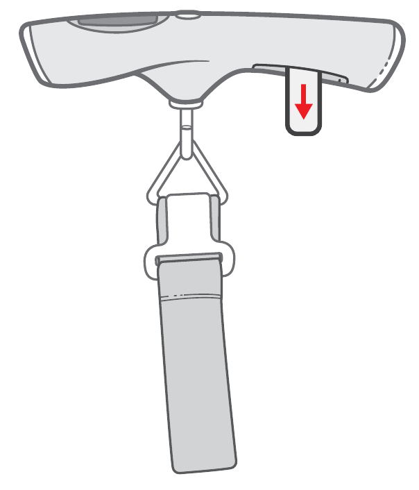Voor het eerste gebruik - De isolatiestrip verwijderen