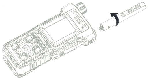Montering af antennen