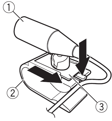 Asennus ohjauspylv&auml;&auml;seen - Vaihe 1