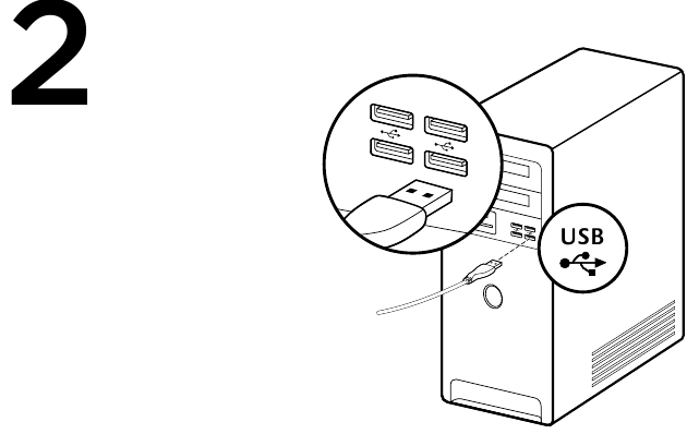 Operaciones - Paso 2 - Inserte el USB en el ordenador
