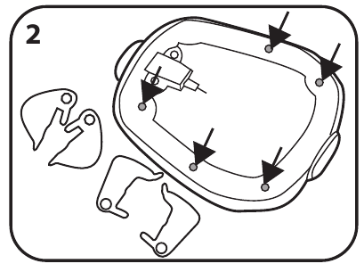 1 Akumuliatoriaus i&scaron;metimas - 2 žingsnis