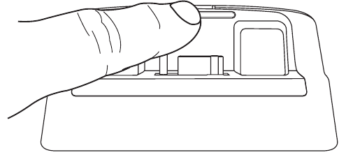 Umetnite adapter za priključivanje radija u priključnu stanicu - Korak 3 - Pritisnite gornji dio adaptera