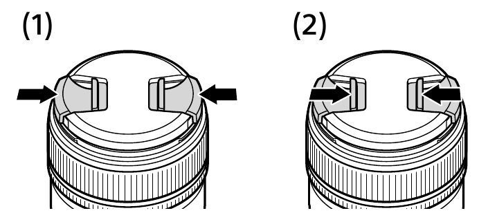 Установка и снятие объектива - Шаг 3 - Снятие передней крышки