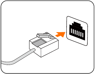 Podłącz kabel Ethernet