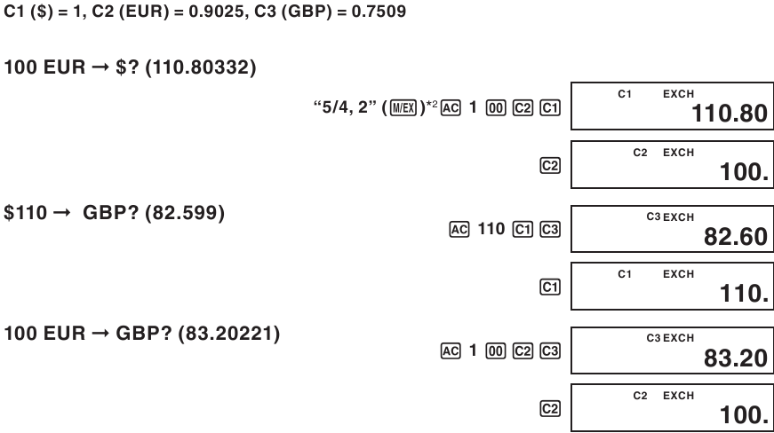 Valiutos konvertavimas (JW-200SC) - Konvertavimo kursas