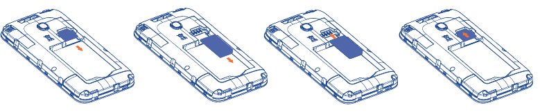 Remover e inserir o cart&atilde;o SIM