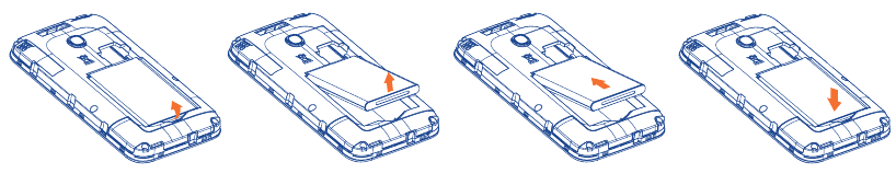 Remover e instalar a bateria