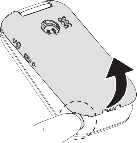 Remove the battery cover