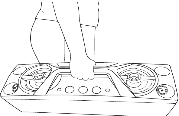 Transporte de la unidad: sujeci&oacute;n de la barra de agarre