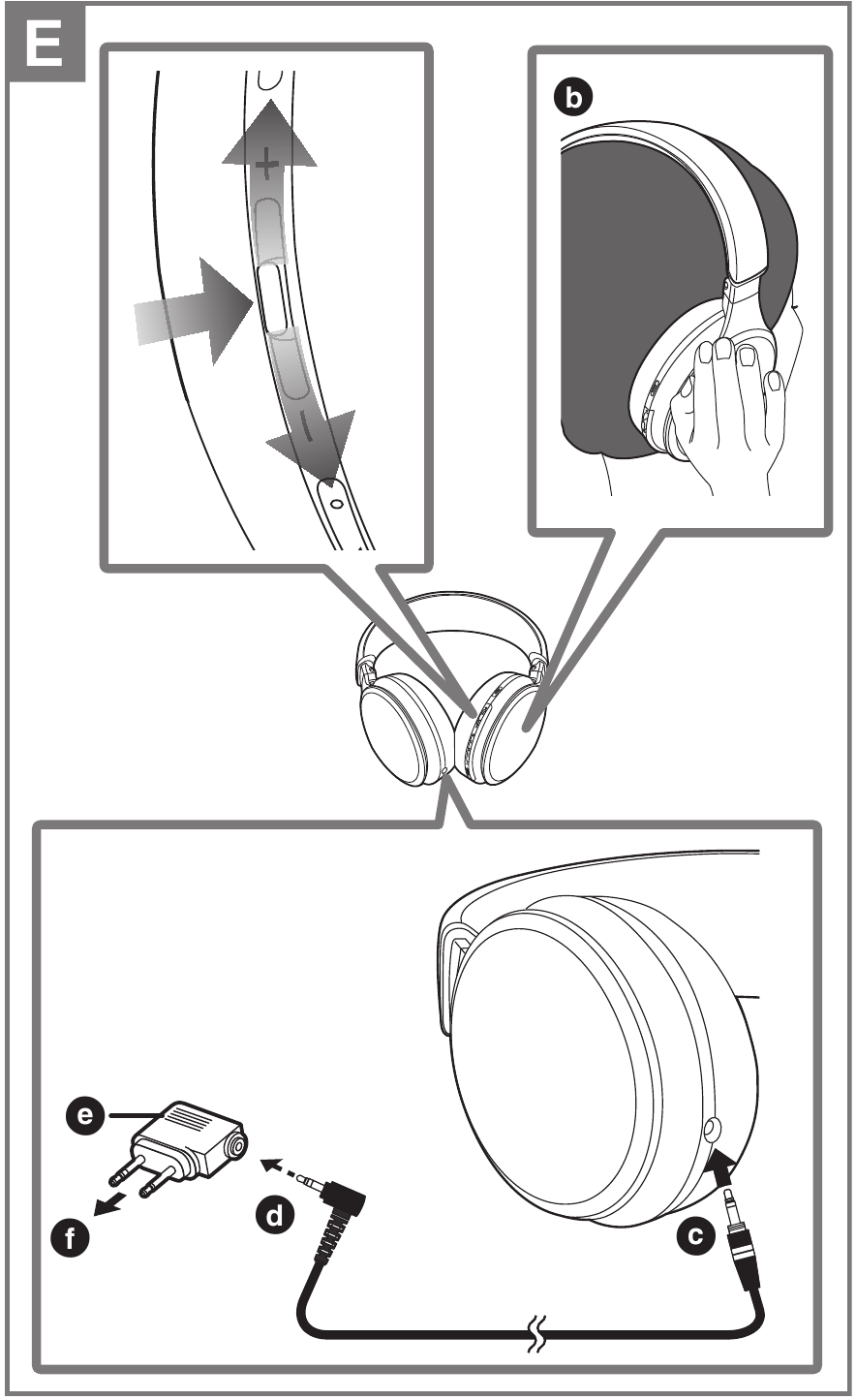 Using the headphones