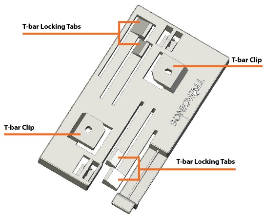 Instalaci&oacute;n del soporte de montaje - Parte superior del soporte de montaje