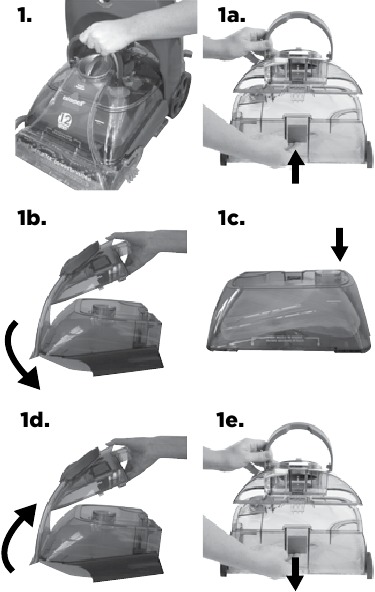 Carpet cleaning - Step 1