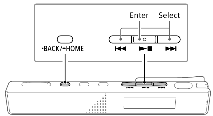 Използване на HOME менюто